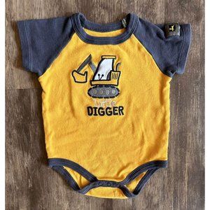 Boys 3-6 Month John Deere “Little Digger” Onesie